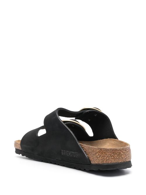 Ciabatte Birkenstock Arizona Big Buckle nere in nabuk BIRKENSTOCK | ARIZONA BIG1023290